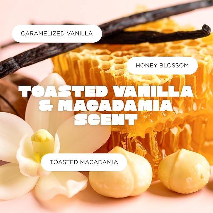 Cake Beauty Finishing Touch Hair and Body Mist, Toasted Vanilla & Macadamia Scent- Fine Fragrance Mist – Infused with Aloe and Argan Oil - 6.8 Fl Oz / 200 mL