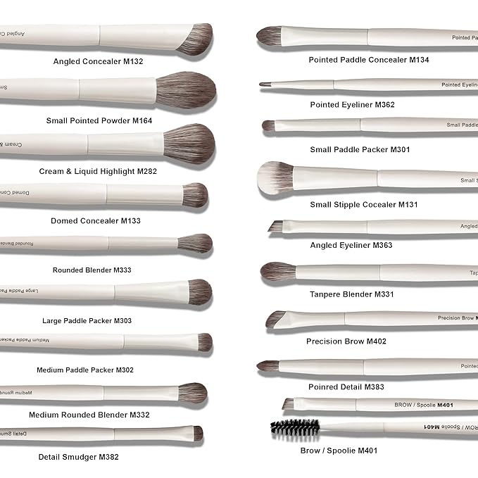 30 Pcs Pro Grade Makeup Brushes Set with Dense Ultra Soft Bristle,Elegant Design Luxury Make up Brushes for Foundation,Face Blending Powder, Contour, Bronzer,Highlight, Concealer, Eyeshadow