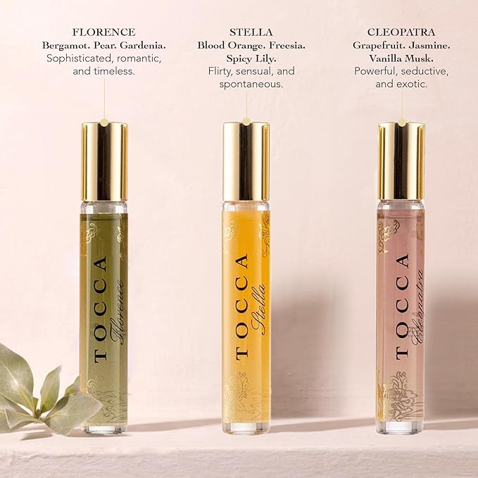 Tocca Luxury Fragrance Wardrobe - Set of 9 Travel Size Women's Perfumes in Giftable Tin Case ($101 Value), Includes Florence, Cleopatra, Stella, Giulietta, Simone, Colette, Liliana, Gia & Belle