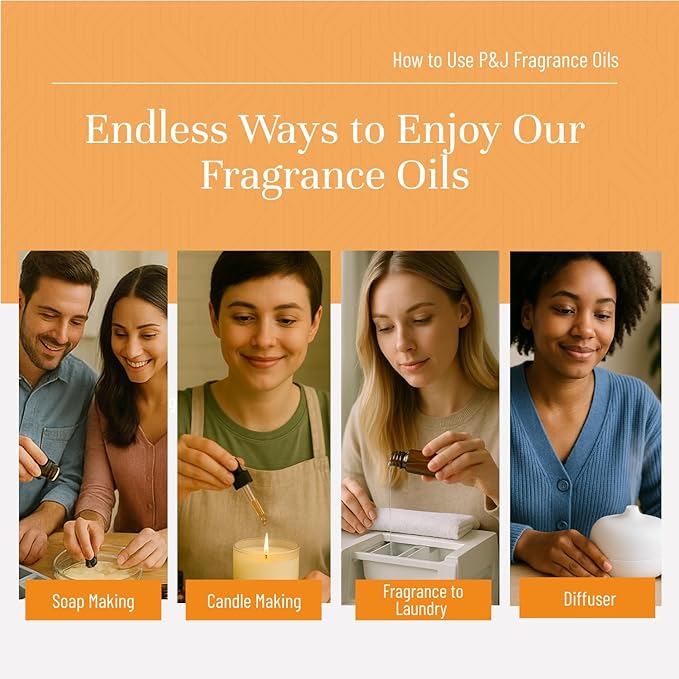 P&J Trading Fragrance Oil Camping Set | Campfire, Smores, Dirt, Fresh Cut Wood, Night Air, and Cedar Candle Scents for Candle Making, Freshie Scent, Soap Making Supplies, Diffuser Oil Scents