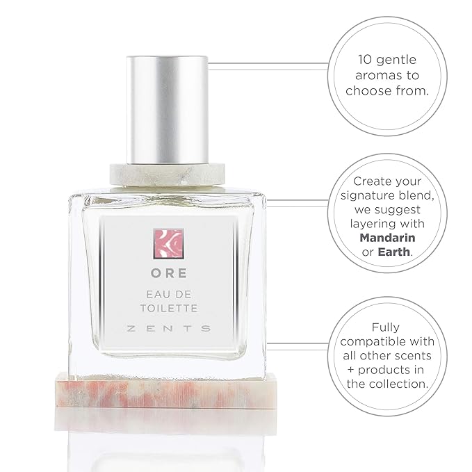 Zents Eau de Parfum (Ore) for Women & Men | Long-Lasting Clean Fragrance with Bay Laurel, Orris & Clove | Spicy & Earthy Scent | 1.69 oz