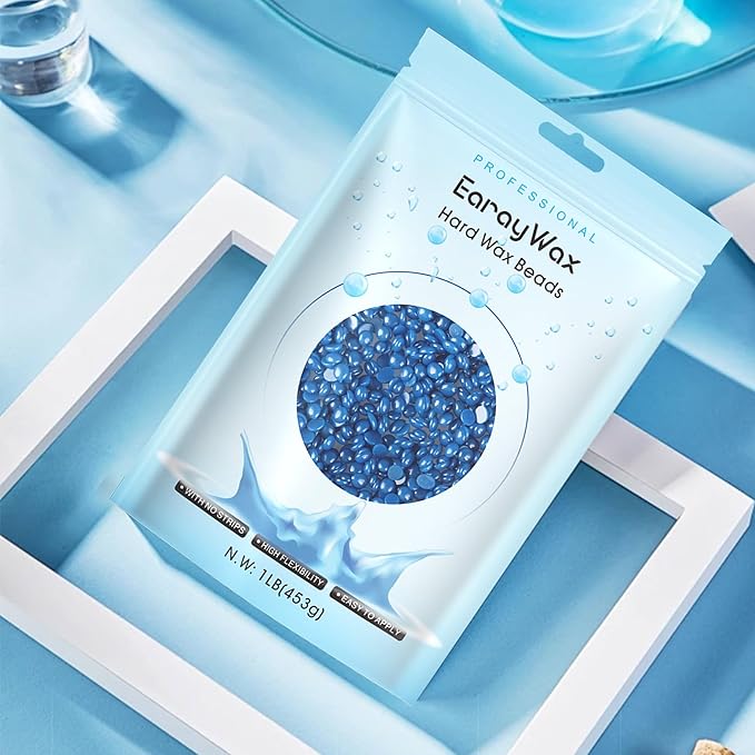 Hard Wax Beads, 1lb, Wax for Coarse Hair Removal, Sensitive Skin, Full Body, Women and Men