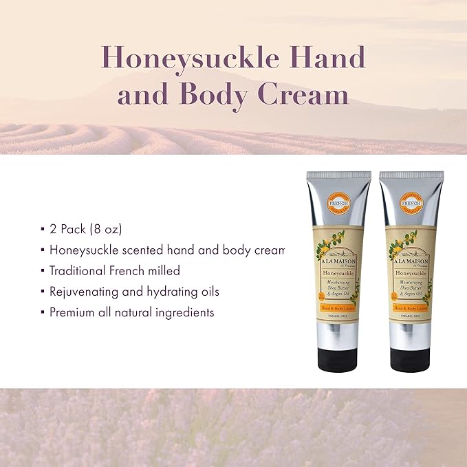 A LA MAISON Moisturizing Lotion, HoneySuckle (8 Oz)