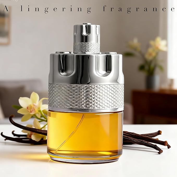 AZURA NOIR Long-Lasting Cologne for Men | Fresh Citrus & Woody Scent | Eau de Toilette 100ml Spray | Day to Night Fragrance1