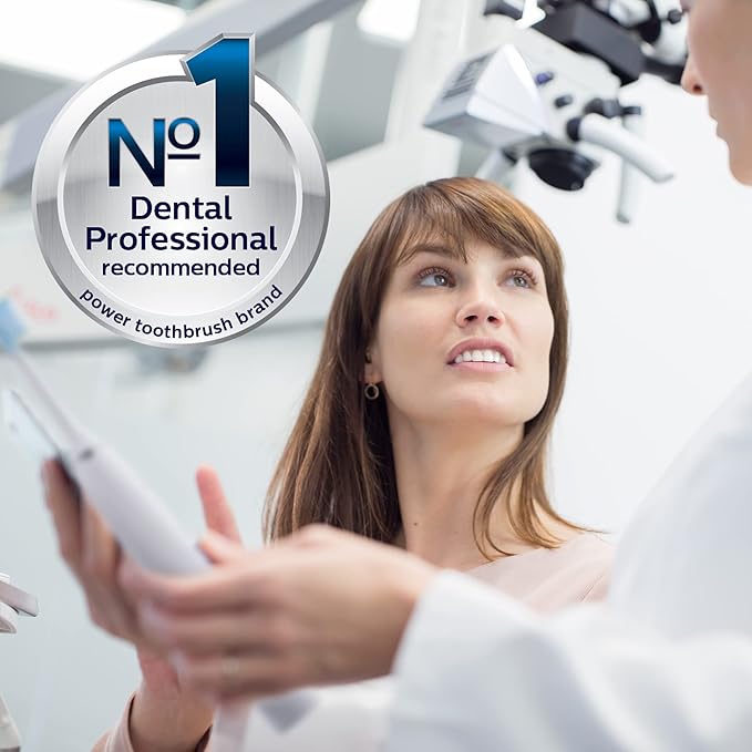 Philips Sonicare DiamondClean Smart 9750 Rechargeable Electric Power Toothbrush, Lunar Blue, HX9954/56