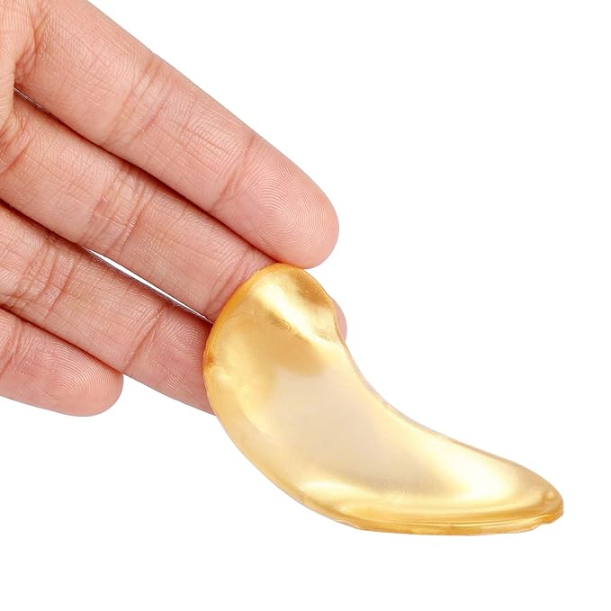 40 Pack Collagen Crystal Lip Masks,Gold Under Eye Masks Set Natural Moisturizing Gel Anti-Aging Anti Chapped Hydrating Reducing Puffiness Dark Circles Wrinkles Lip Eye Pads for Women and Men