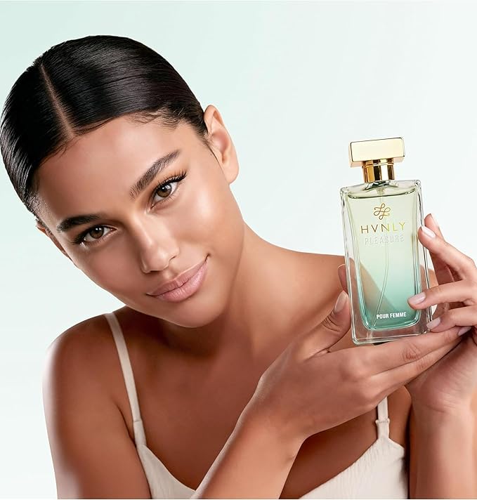 HVNLY Pleasure EDP | Perfume For Women | An Ideal Gift | Long Lasting Premium Fruity Floral Fragrance | Cherry, Strawberry,Patchouli | Best For Night Out & Casual Wear | 3.4 fl.oz