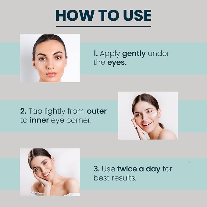 Anti Wrinkle Luxurious BellEye Cream - Eye Cream for Puffiness & Dark Circles, Eye Treatment with Arctic Micro-Algae for Dry & Dehydrated Skin Around Eyes | Diminishes Fine Lines (1 Oz)