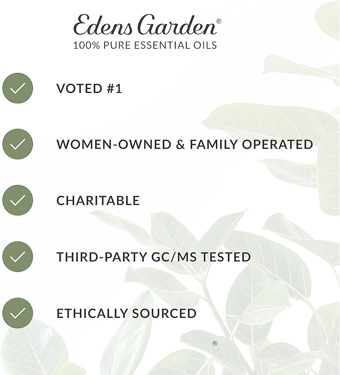Edens Garden Essential Oils De-Stress 6 Set – 100% Pure Therapeutic Grade, Undiluted Aromatherapy Blends for Relaxation, Calming & Mood – Ideal for Diffusers, Home, Office & Self-Care, 10 ml/ 6 Pack