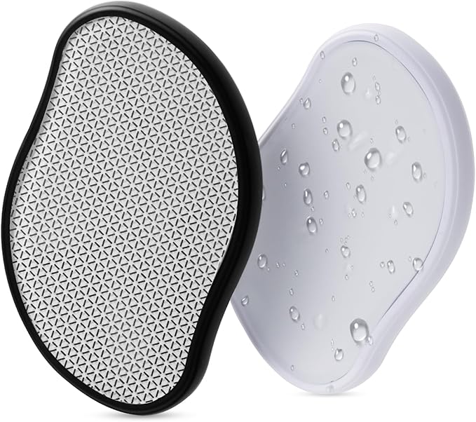 Hair Remover Eraser, Reusable Crystal Hair Remover, Magic Painless Exfoliation Beauty Tools, Portable Travel Body Hair Removal Tool, Hair Eraser for Back Arms Legs(2pcs)