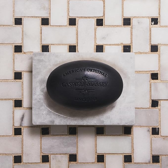 Caswell-Massey OAIRE Castile Bar Soap, Black Clay Men’s Body Wash, Moisturizing Natural Soap for Face, Hands & Bath, Triple-Milled with Essential Oils, Plant-Based & Cruelty-Free, Made in USA, 5.8 oz