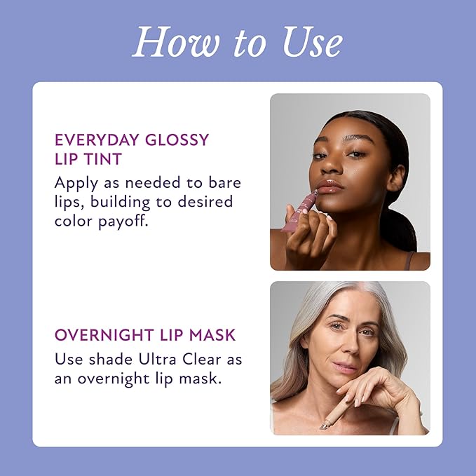 Westmore Beauty Pout Perfector Lip Gloss – Intensely Hydrating Sheer-Tinted Balm with Hyaluronic Acid & Vitamin E – Plumps & Nourishes Dry, Cracked Lips for a High Shine Finish – Soft Rose, .33 oz