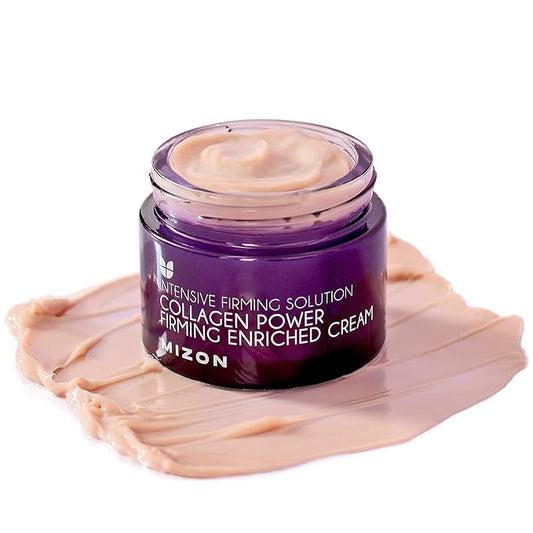 MIZON Collagen Line. Collagen Power Firming Enriched Cream, Korean skincare, wrinkle care, firm skin, anti aging (1.69 FL oz)