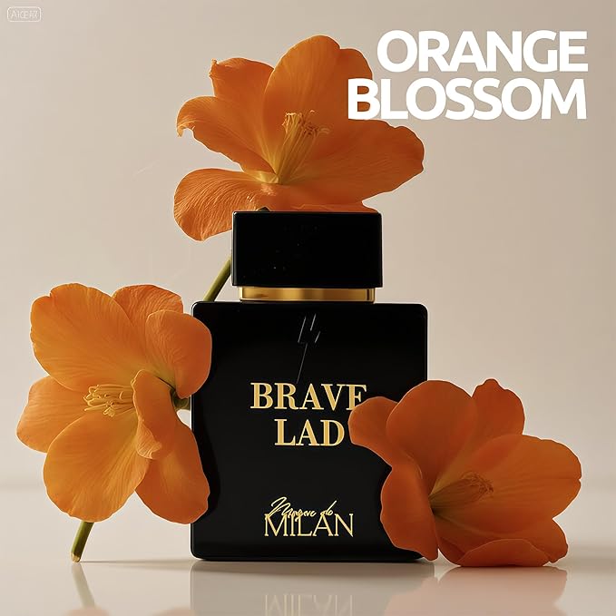 Men's Cologne Premium Fragrance Spray 100ml - Eau De Parfum - Long Lasting Amber Spicy,White Pepper,Bergamot,Cocoa Scent for Daily Wear Inspired by Luxury Perfume(Brave Lad)