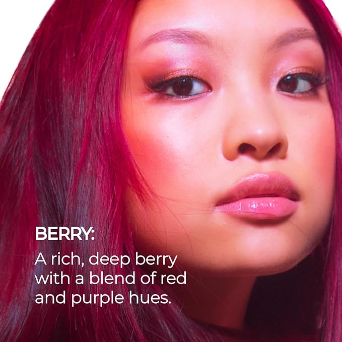 XMONDO Color Berry Mask – Semi-Permanent Berry Dye with Bond Booster & Hyaluronic Acid, 8 oz