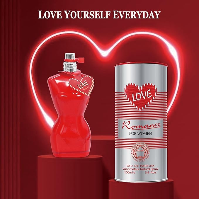 META-BOSEM Perfume for Women Set (100ml x 4PCS Variety Pack), LoveRoma, LVBella, Empire, ChangeW, Long Lasting Perfume for Women All Day Use