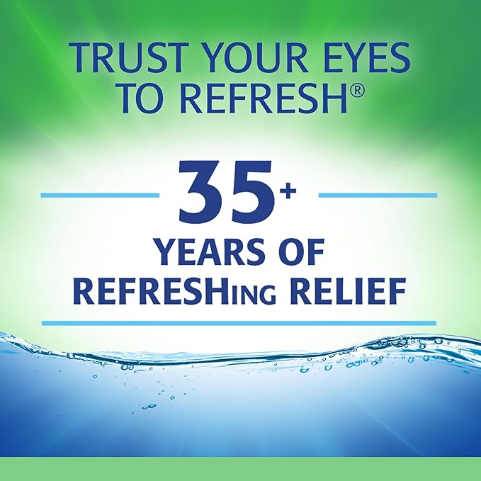 Refresh Plus Lubricant Eye Drops For Dry Eyes, Preservative-Free,Value Size, 0.01 Fl Oz Single-Use Containers, 70 Count