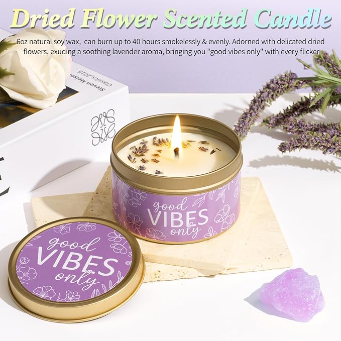 Spa Gifts for Women Bath Gift Set, Lavender Relaxing Spa Gift Baskets Home Bath Set Self Care Kit Care Package Thank You Get Well Christmas Birthday Gifts for Women Mom Her Friends Sister Wife Grandma