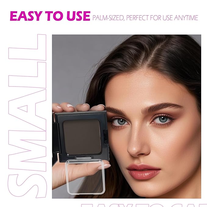 Acomler Root Touch Up Hair Color, Instantly Root Touch Up, Talc-Free Hairline Powder for Thinning, Instantly Gray Hair Cover Up, Hair Powder for Women Men, Includes Makeup Brush (Dark Brown, 0.42oz)