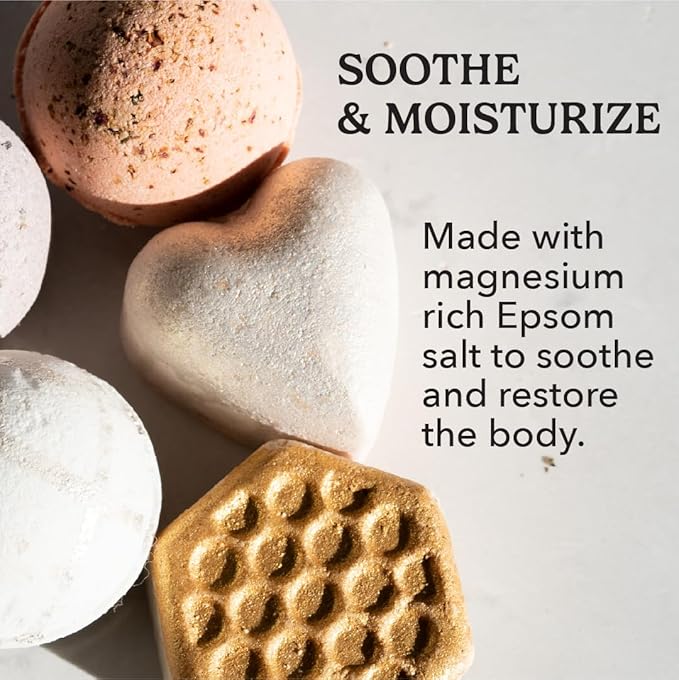 Pacha Soap Co. Jasmine Gardenia Froth Bath Bombs - Jasmine, Ylang Ylang & Sweet Citrus Scent, Handcrafted, Nourishing & Moisturizing Artisan Bath Bombs, Premium Ingredients, Made in The USA, 3-Pack