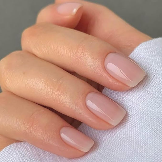 Born Pretty Milky White Jelly Gel Nail Polish Jelly White Sheer Natural Translucent Hema-Free Soak Off U v Gel Polish Nail Art DIY Salon and Home 15ML