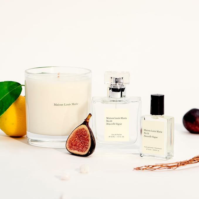 Maison Louis Marie - No.13 Nouvelle Vague Natural Roll-On Perfume Oil | Luxury Clean Beauty + Non-Toxic Fragrance (0.5 fl oz | 15 ml)