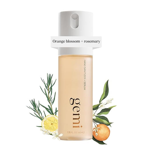 Hand Sanitizer + Serum™ | Solenne | Hydrating K-Beauty Formula with Centella, Vitamin B5 & Green Tea | Kills 99.9% of Germs | Fresh Scent with Lavender, Geranium & White Musk | 650 Sprays