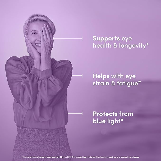 Provision - Eye Vitamins - Eye Health Supplements - with Bilberry, Eyebright, Lutein, Zeaxanthin & More Vitamins - Vegan, Non GMO, Dairy Free, Soy Free, Gluten Free - 60 Capsules