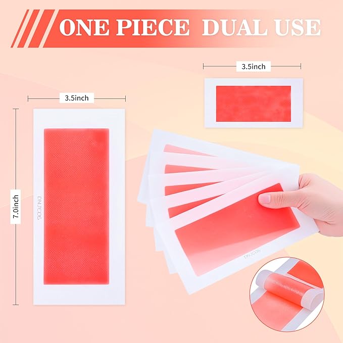 Wax Strips for Hair Removal - 40 Count (20 Body + 20 Face Strips) with 5 Soothing Oil Wipes, Waxing Kit for Women, At-Home Waxing Kit for Women & Men - Legs, Bikini, Underarms, Face, Hypoallergenic