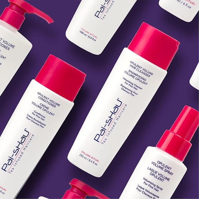 Pai-Shau Opulent Volume Cleanser and Conditioner Duo Set - Volumizing Cleanser and Conditioner for Thin Hair - Provides Improved Volume and Hydration - Shampoo for Women - 8.4 Fl Oz each