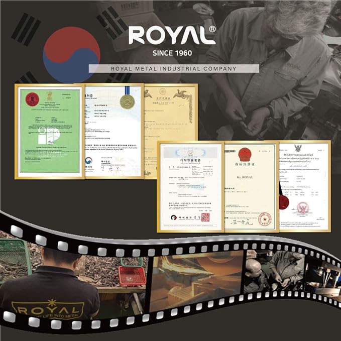 ROYAL [Made in Korea] Nose Hair Trimmer for Men Birdie, Manual, Battery-Free, Waterproof, Painless with Twelve Dual-Edged Blades, Patented Mechanism ET-4