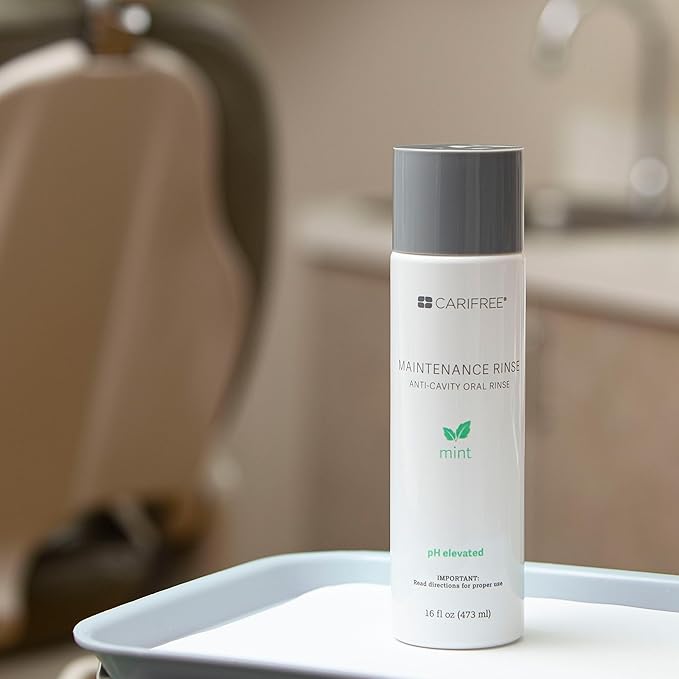 CariFree Maintenance Rinse, Mint Flavored, Anti-Cavity Fluoride Mouthwash, Dentist Recommended, Prevents Oral Decay, Freshens Breath, Alcohol-Free, Neutralizes pH (Previously CTx3)