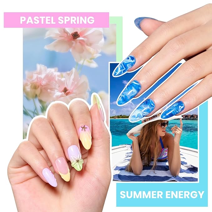 Beetles Gel Nail Polish Kit with U V Light, 100 Colors Gel Polish 133 Pcs Nail Stuff Kit for All Seasons with Base and Matte&Glossy Top Coat Infinite Inspirations Soak Off Gifts for Women Girls Teen