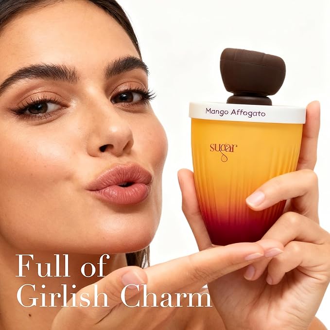 Mango Affogato Perfume for Women, Gourmand Scent with Mango & Amber, Long Lasting EDP Fragrance for Daily Use, 3.4 Fl Oz