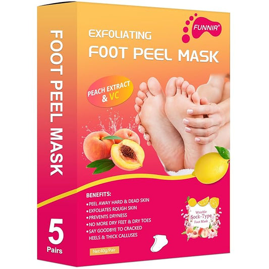 Foot Peeling Mask Exfoliant for Peeling Off Calluses, Natural Exfoliator for Dry Dead Skin, Callus, Repair Rough Heels Soft Smooth Touch