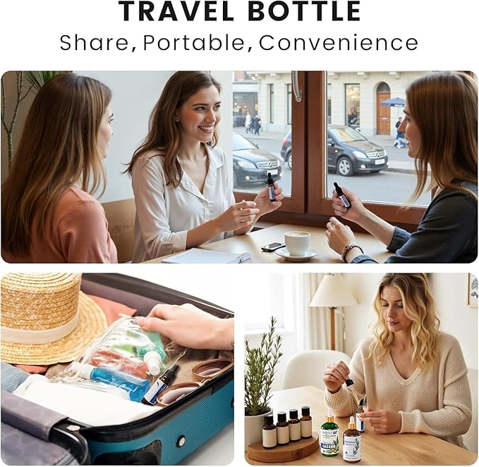 HIQILI Essential Oil for Diffuser (3.38 Fl Oz (Pack of 1), Rosemary)