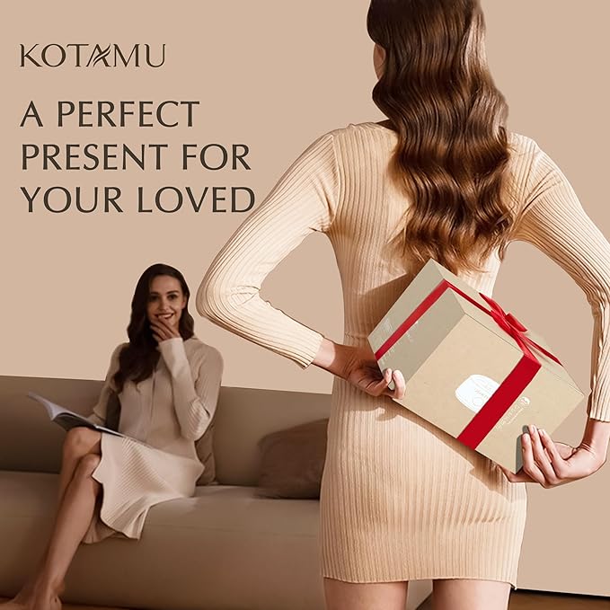 KOTAMU Waxing Kit-Professional Wax Warmer for Women& Men Hair Removal,Black Waxing Machine With Silicone Pot, Sensitive Skin Friendly Body Wax Kit Ideal for Face Bikin Brazilian Leg Home Salon