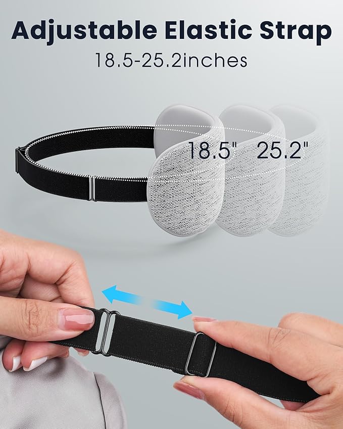 Heated Eye Mask - Cordless Eye Mask for Dry Eyes, FSA HSA Eligible, Eye Relief, Improved Sleep, Washable Eye Heating pad for Travel and with Replaceable Shell