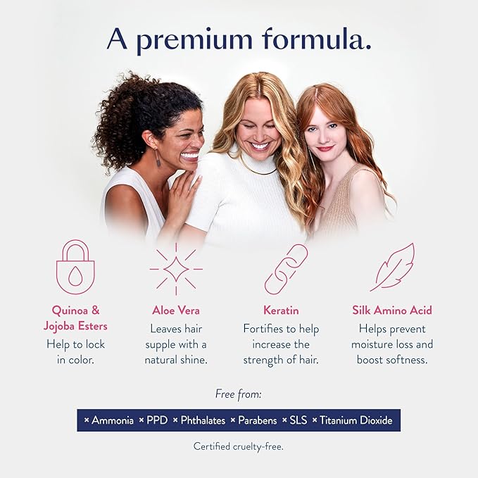 eSalon Permanent Hair Color & Hair Dye Complete Kit- Medium Blonde - Personal Colorist Kit for Up To 100% Gray Coverage for All Hair Types - Professional-Grade Ammonia-Free Hair Dye