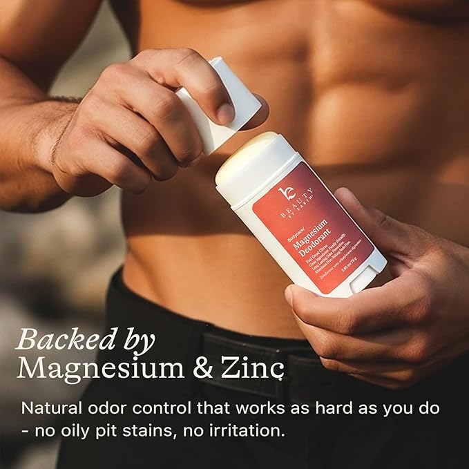 Aluminum Free Deodorant for Women & Men - USA Made with Natural & Organic Ingredients, Fresh Long-Lasting Odor Protection, Baking Soda Free, Non-Irritating Magnesium Deodorant, Sensitive Skin Safe