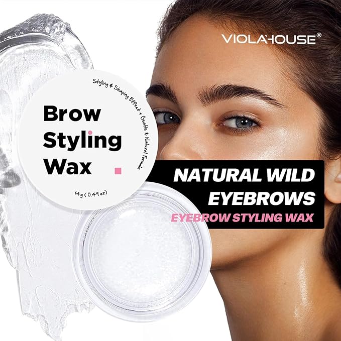 Eyebrow Gel - Clear Brow Styling Wax | Long Lasting Shaping Cream | Natural Eye Brow Lift Cosmetic Styling Formula Makeup Grooming Gel For Women Girlfriend Mom Routine