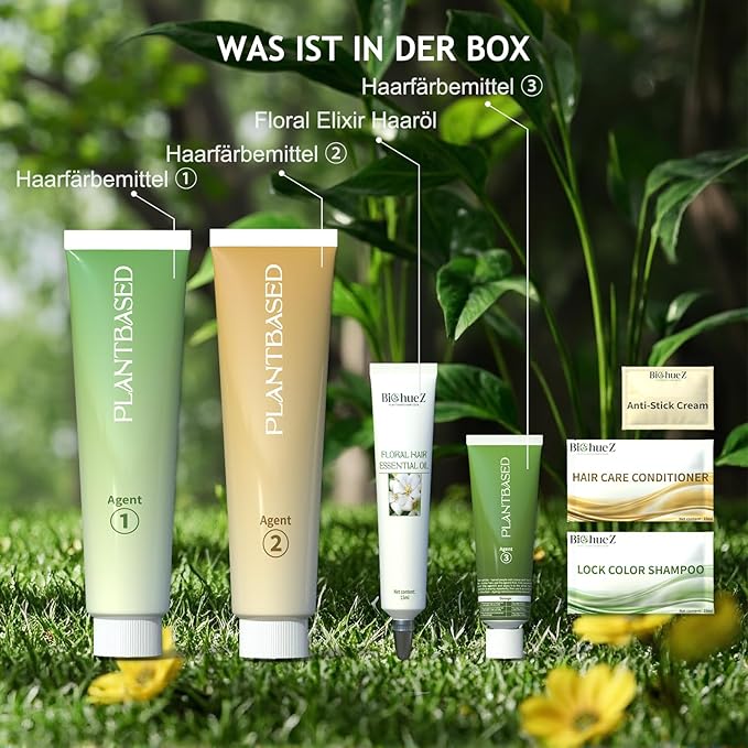 Permanent Hair Dye Hair Color for Gray Hair Coverage PPD-Free Hair Color Kit Medium Brown Hair Dye 3C Dark Mocha Brown Chocolate Brown