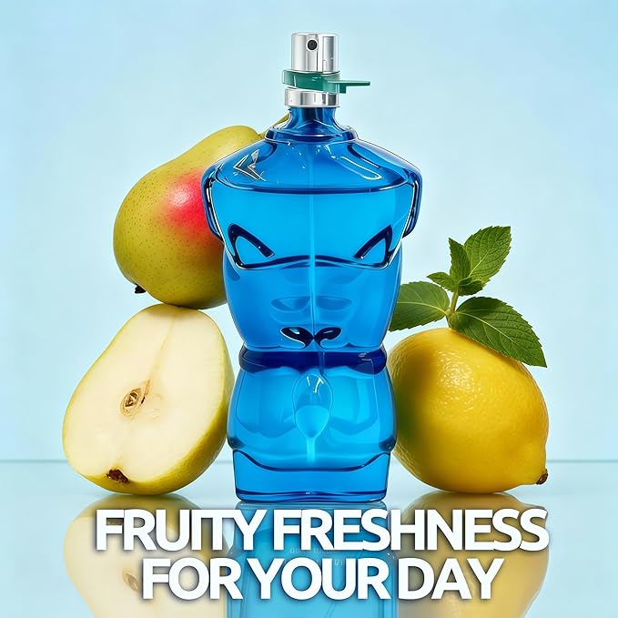 G FOR MEN Long-Lasting Cologne for Men | Fresh Citrus & Woody Scent | Eau de Toilette 100ml Spray | Day to Night Fragrance