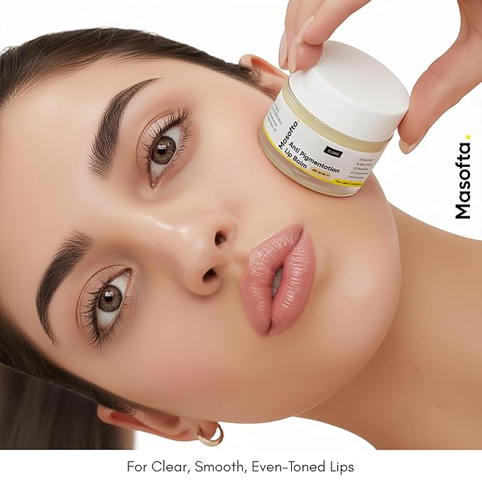 Shea Butter Lip Balm with Kojic Acid, Alpha Arbutin & Shea Butter for Smooth, Crack Free & Clear Lips, SPF 30 PA++, For Men & Women, 0.52 oz/15GMS