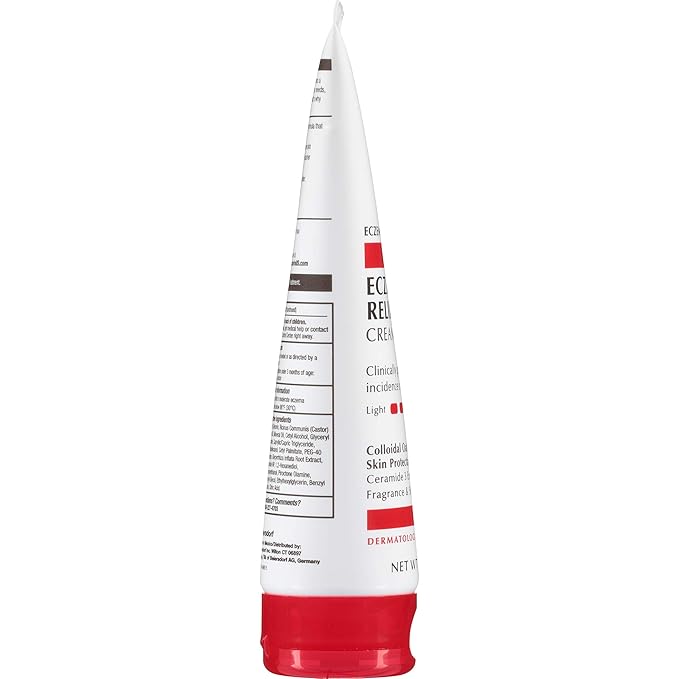 Eucerin Eczema Relief Cream, Full Body Lotion for Eczema-Prone Skin, Moisturizing Eczema Cream, Body Moisturizer, Multi-Pack, 8 oz. Tube (Pack of 3)