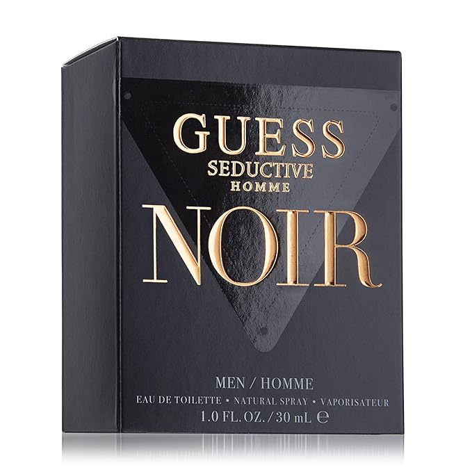GUESS Seductive Noir for Men Eau de Toilette, 1 Fl Oz