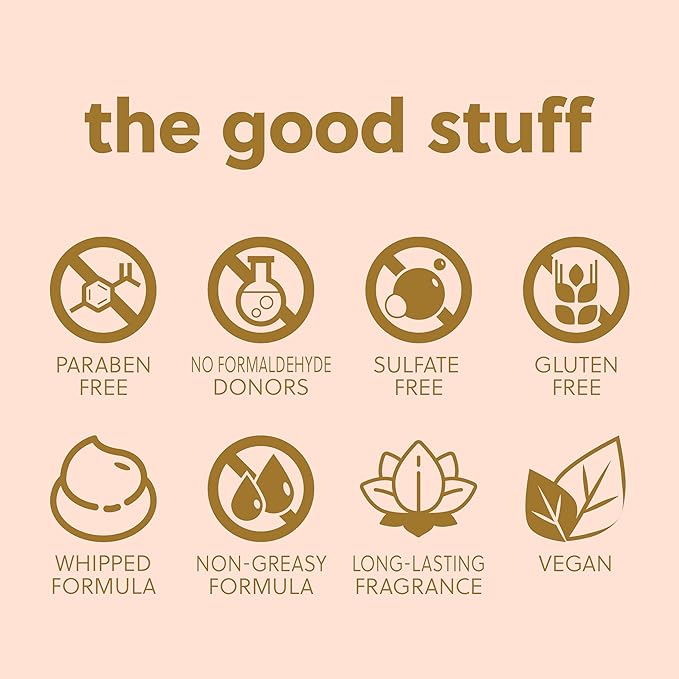 Tree Hut Vanilla Whipped Shea Body Butter, Long-Lasting Hydration for Soft, Smooth Skin, Nourishing Essential Body Care, Lightweight Moisturizer, Holiday Gift & Stocking Stuffer, 8.4 fl oz