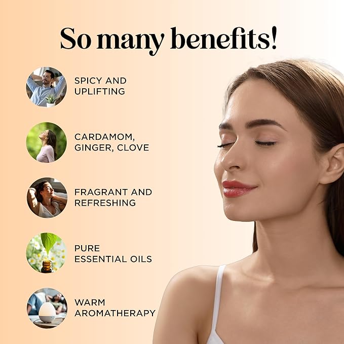 Pumpkin Spice Essential Oil Blend - Warm & Cozy Pumpkin Spice Oil for Diffuser Candles Soaps & DIYs with Real Nutmeg Cinnamon Clove & Ginger Extracts - Fall Scented Aromatherapy Blend (1 Fl Oz)