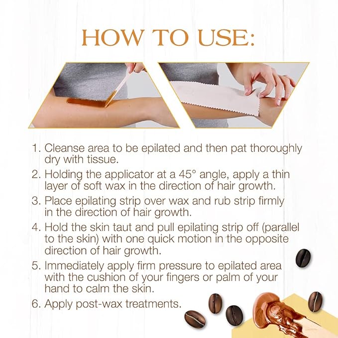 GiGi Espresso All Purpose Honee Soft Wax for Hair Removal with Antioxidant for Face & Body, Removes Coarse and Fine Hair, 14 oz