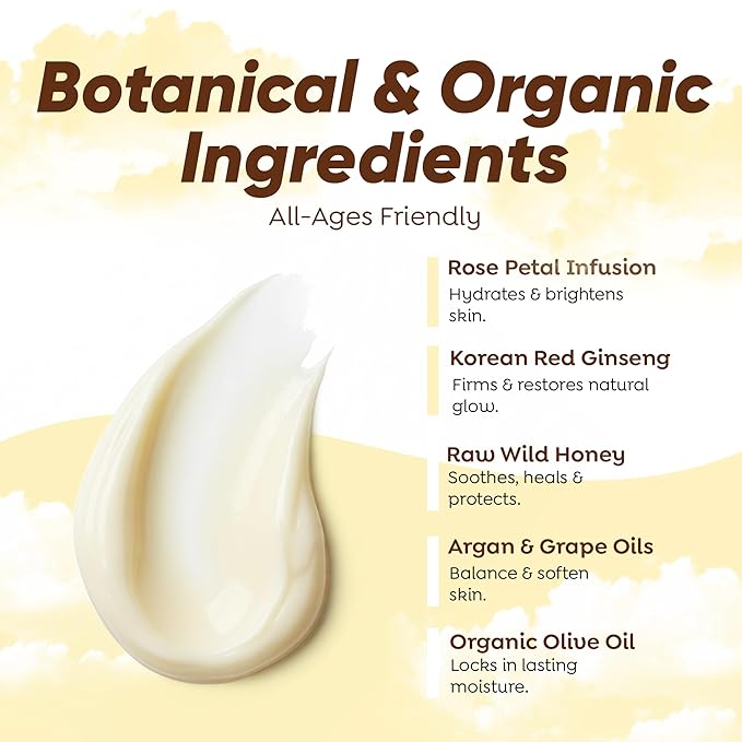 Botanical Woman’s Skin Balm – Cleansing Balm Moisturizer – Makeup Remover for Face, Body, Neck & Décolleté Drynes – Saffron, Ginseng, Rose Infusion